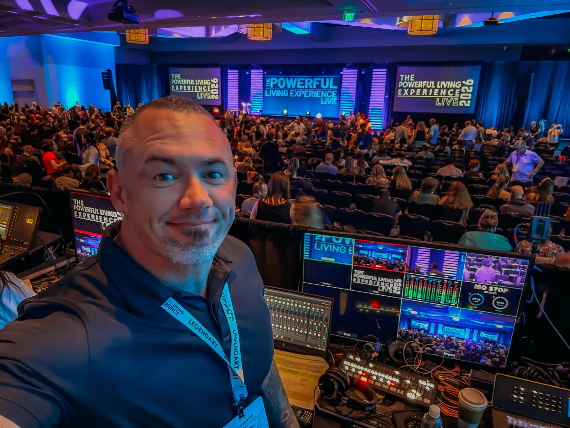Running live production at a conference