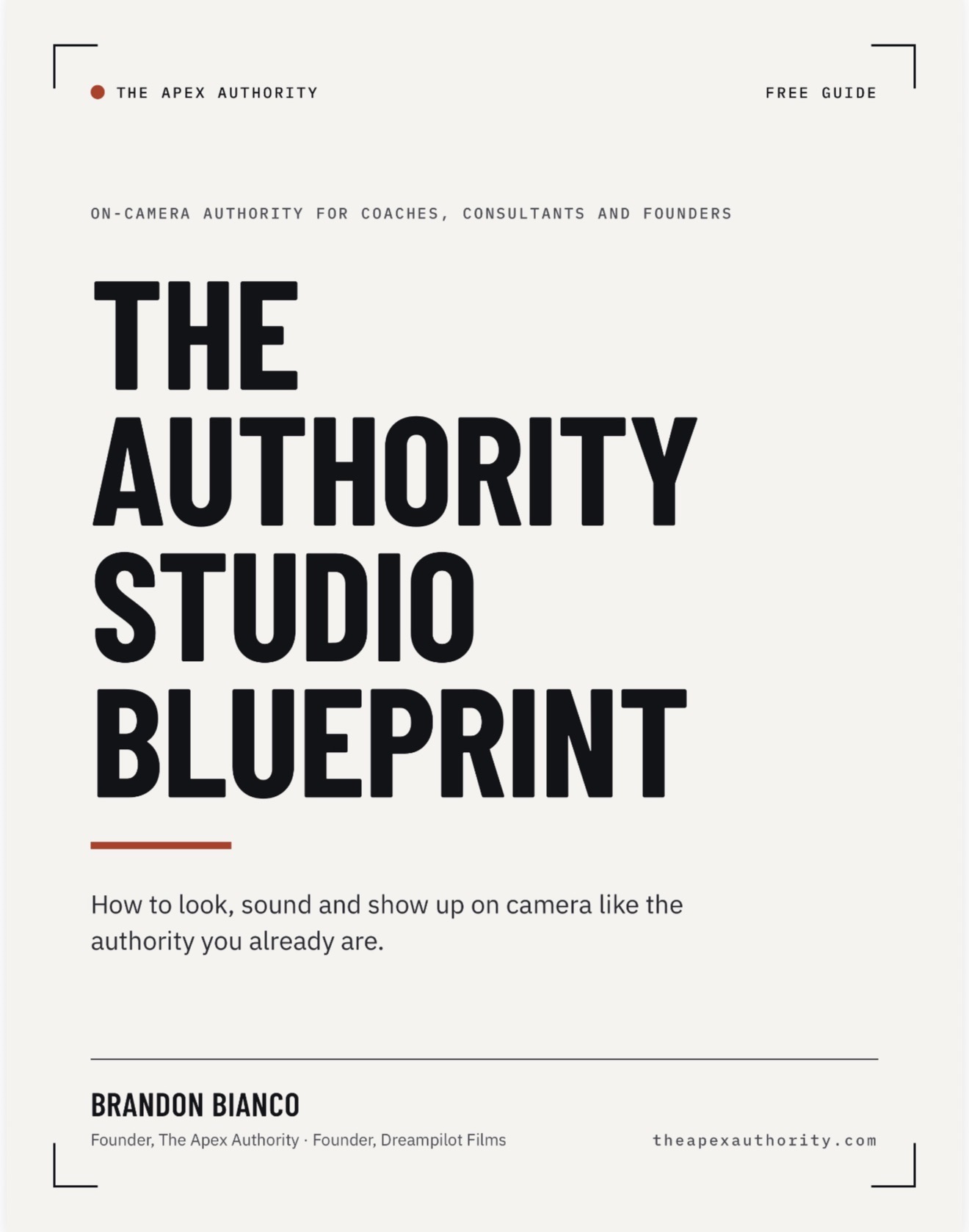 The Authority Studio Blueprint cover by Brandon Bianco