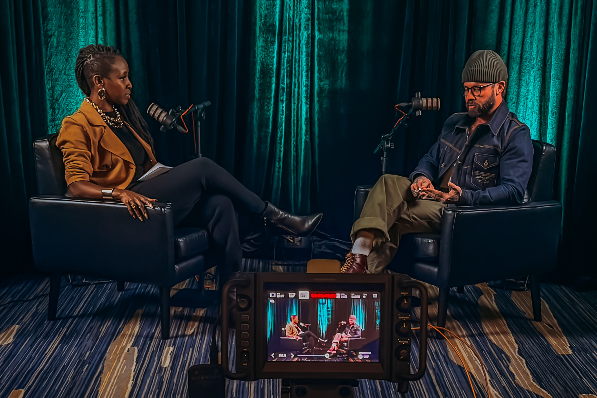 Podcast interview production