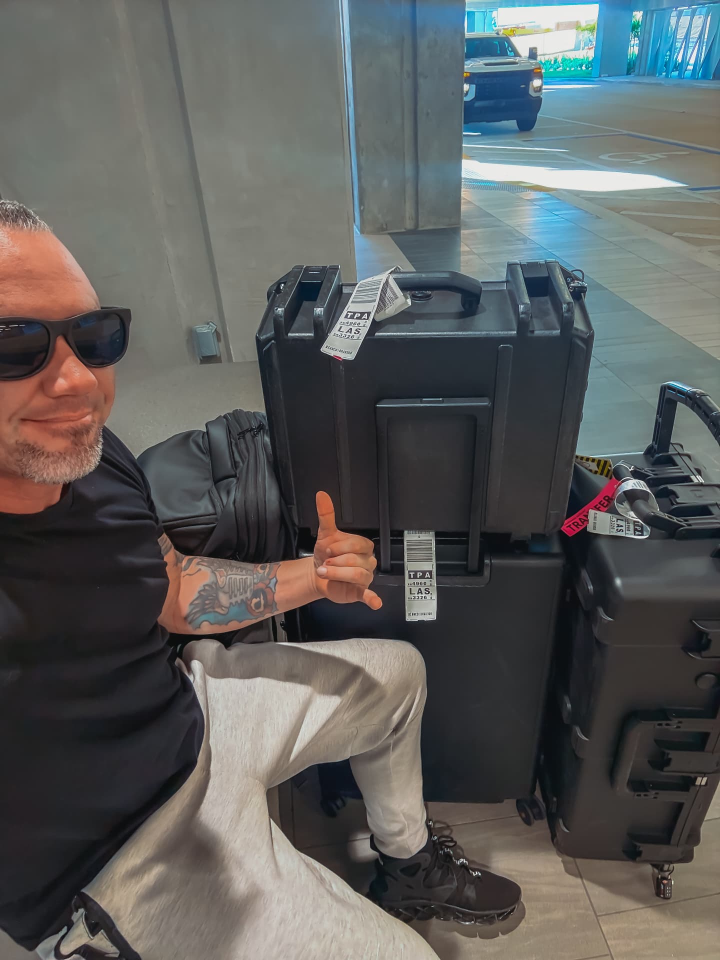 Traveling with production gear